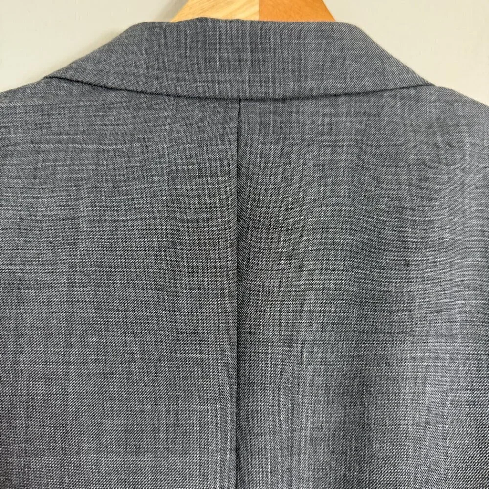 Michael Kors Wool Sport Coat Dinner Jacket Blazer Men 44L Gray Career Formal NWT